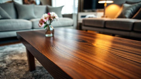 Les meilleures tables basses en bois massif pour un salon stylé